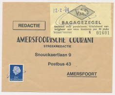 Amersfoort 1969 - VAD Bagagezegel Voor Persbrieven - Zonder Classificatie