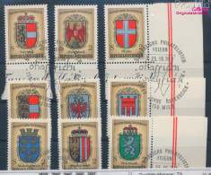 Österreich 1522-1530 (kompl.Ausg.) Gestempelt 1976 Wappen (10404782 - Gebruikt