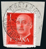 Madrid - Edi O 1153 - Fragmento Mat "Cartería Collado Villalba" - Used Stamps