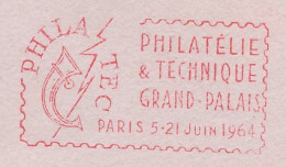 Meter Cut France 1963 Philately & Technology - Exhibition - Autres & Non Classés