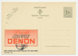 Publibel - Postal Stationery Belgium 1952 Coffee - Denon - Other & Unclassified