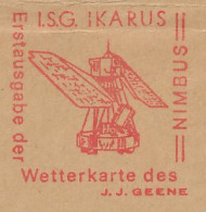 Meter Cut Germany 1969 Nimbus - Weather Map - Icarus - Clima & Meteorología