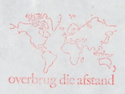 Meter Cover Netherlands 1987 World Map - Geographie