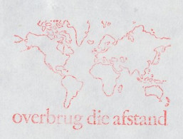 Meter Cover Netherlands 1987 World Map - Geografía