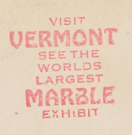 Meter Top Cut USA 1937 Marble Exhibit - Vermont - Non Classés