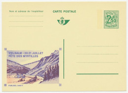 Publibel - Postal Stationery Belgium 1970 Blueberries Festival - Fruits