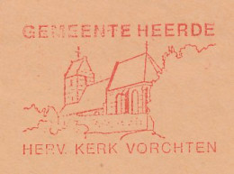 Meter Cover Netherlands 1983 Church Vorchten - Heerde - Eglises Et Cathédrales