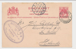 Briefkaart G. 72 Z-2 A-krt. Genua Italie - De Bildt 1909 - Ganzsachen