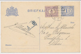 Briefkaart G. 78 I / Bijfrankering Locaal Te Tilburg 1918 - Ganzsachen