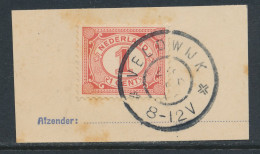 Grootrondstempel Veldwijk 1912 - Storia Postale