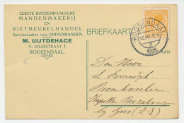 Firma Briefkaart Roosendaal 1925 - Mandenmakerij / Rietmeubels - Ohne Zuordnung