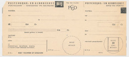 Girostortingskaart G.11 - Postcheque En Girodienst - Postal Stationery