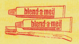Meter Proof / Test Strip Netherlands 1982 Toothpaste - Toothbrush - Blend A Med - Medicine