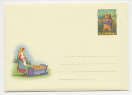 Postal Stationery Slovenia 2005 Fruit - Apple - Pear - Bear - Frutas