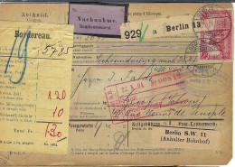 ALLEMAGNE Ca.1904: Bulletin D'Expédition CR De Berlin Pour Genève (Suisse) - Lettres & Documents