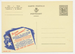 Publibel - Postal Stationery Belgium 1954 Colonization Service - Palm Tree - Star  - Non Classés