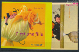 Frankreich 3778MH-3779MH (kompl.Ausg.) Markenheftchen Postfrisch 2004 Grußmarken: Geburtstagsanzeigen (10391243 - Ongebruikt