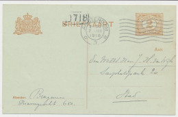 Briefkaart G. 98 Locaal Te Amsterdam 1918 - Postal Stationery