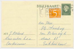 Briefkaart G. 343 A / Bijfrankering Haarlem - Enkhuizen 1972 - Entiers Postaux