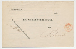 Twee-letterstempel Steenwijk 1869 - Briefe U. Dokumente