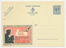 Publibel - Postal Stationery Belgium 1951 Wizard - Magician - Fairy Tales, Popular Stories & Legends