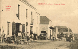 Crissay * LEGROS Charron Cafetier , Route De Chinon * Métier Villageois Commerce - Other & Unclassified