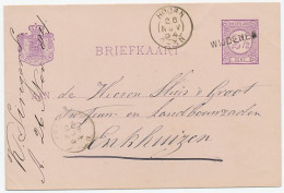 Naamstempel Wijdenes 1884 - Covers & Documents