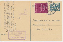 Briefkaart G. 276 A / Bijfrank. Bergen Op Zoom 1945 - ( Open 4 ) - Postal Stationery