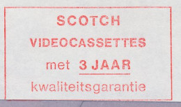 Meter Cover Netherlands 1982 Video Cassettes - Scotch - Leiden - Cinema