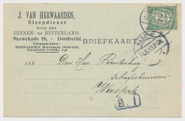 Firma Briefkaart Dordrecht 1913 - Sleepdienst - Ohne Zuordnung