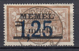 MEMEL 1922 Used (o) Mi 50 #MM22 - Memelgebiet 1923