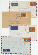 4 X Cover ? Stamp Papaua New Guinea 1969 / 1970 Shell - Otros & Sin Clasificación