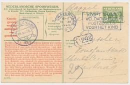 Spoorwegbriefkaart G. NS222 O - Locaal Te S Gravenhage 1929 - Postal Stationery