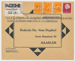 Zandvoort - Haarlem - Vrachtzegel NZH 30 Ct. - Ohne Zuordnung