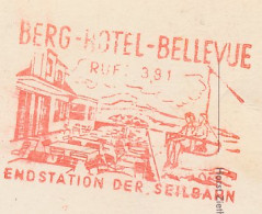 Meter Card Germany 1982 Mountain Hotel - Chairlift - Otros & Sin Clasificación