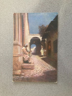Rue Au Clair De Lune Carte Postale Postcard - Tunesië