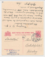 Briefkaart G. 83 I Amsterdam - Wurzburg Duitsland 1911 V.v. - Material Postal