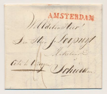 AMSTERDAM - Schiedam 1817 - Interessante Tekst A.z. - Cito - ...-1852 Préphilatélie