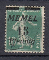 MEMEL 1922 Used (o) Mi 55 #MM24 - Memelland 1923