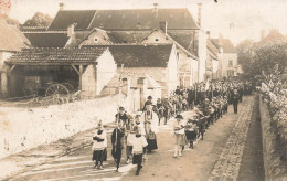 Ciran * Carte Photo 1926 * Jour De L'inauguration Du Monument Aux Morts * Enfants Villageois Défilé Fête - Other & Unclassified