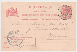 Briefkaart G. 65 Leiden - Oostenrijk 1905 - Judaica Zegel - Entiers Postaux