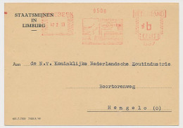 Firma Briefkaart Treebeek 1950 - Staatsmijn In Limburg - Zonder Classificatie