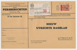 Maarssen - Utrecht Persbericht - NBM Vrachtzegel 30 Cent - Unclassified