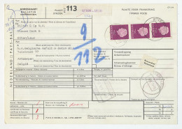 Em. Juliana Pakketkaart Etten-Leur - Belgie 1970 - Zonder Classificatie