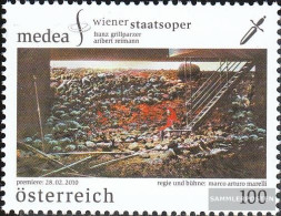 Austria 2857 (complete Issue) Unmounted Mint / Never Hinged 2010 Opera Medea - Neufs