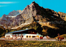 73797214 Eng Alm 1272m Tirol Rasthuette Mit Karwendel  - Other & Unclassified