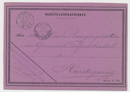 Kleinrondstempel Bergum 1893 - Ohne Zuordnung