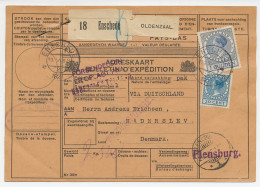 Em. Veth Pakketkaart Enschede - Denemarken 1927 - Ohne Zuordnung