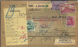 ALLEMAGNE Ca.1902: Bulletin D'Expédition CR De Berlin Pour Genève (Suisse) - Cartas & Documentos