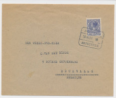 Treinblokstempel : Amsterdam - Antwerpen VIII 1929 - Unclassified